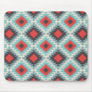 Mousepad Abstrato Tribal Azul