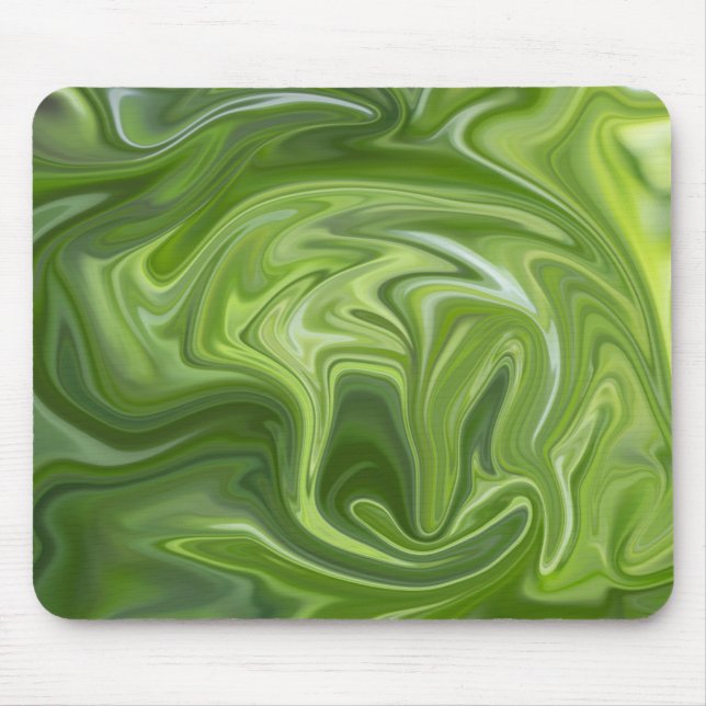 Mousepad abstrato verde (Frente)
