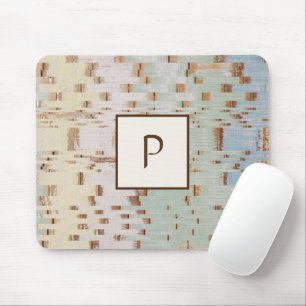 Mousepad Abstrato Verde Azul Moderno