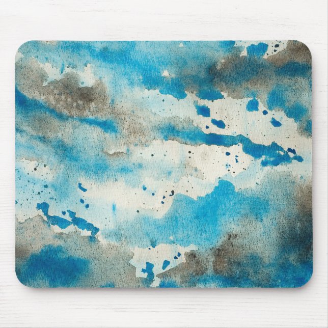Mousepad Abstrato Watercolor (Frente)