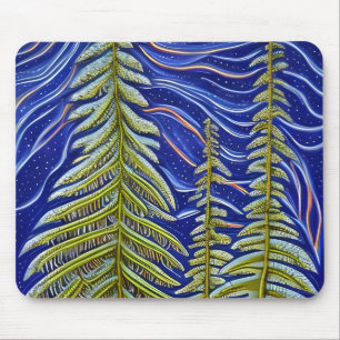 Mousepad Abstrato Whimsic Evergreens
