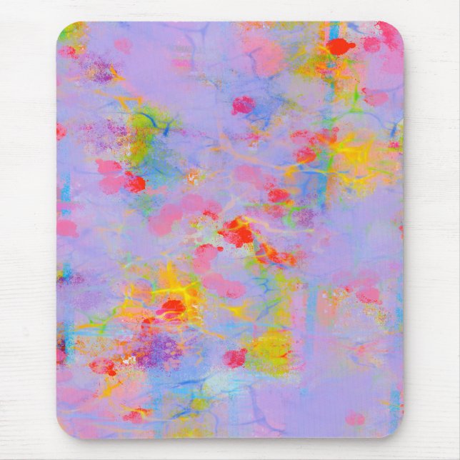 Mousepad Abstrato Wildflower Field Design (Frente)