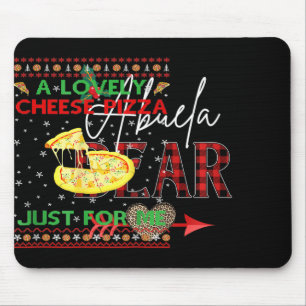 Mousepad Abuela Bear Buffalo Xadrez de Natal Leopardo Xmas