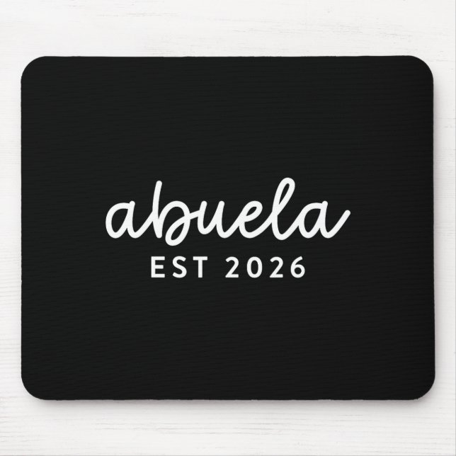 Mousepad Abuela Est 2026 Mom Promoted To Grandma Mothers Da (Frente)