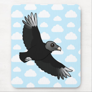 Mousepad Abutre preto de voo