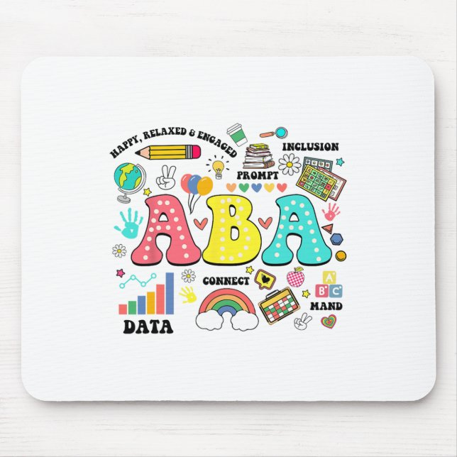 Mousepad Aby Therapist Behaviour Analyst Autism Therapy Rbt (Frente)