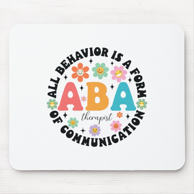 Mousepad Aby Therapist Behaviour Analyst Autism Therapy Rbt (Frente)