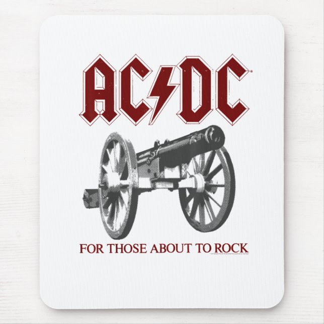 Mousepad AC_DC - Canones (Frente)