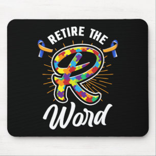 Mousepad Acabar com a síndrome de 'R Word Down' e a consciê