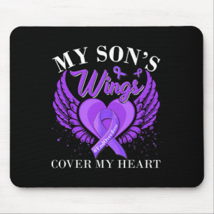 Mousepad Acabar com a sobredosagem Cobrir das asas do meu f