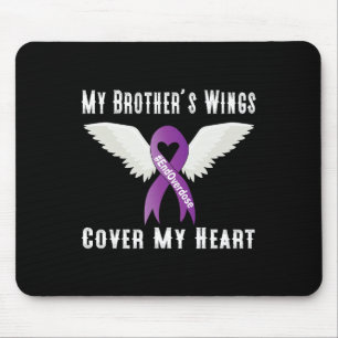 Mousepad Acabar com a sobredosagem Cobrir das Asas do Meu I