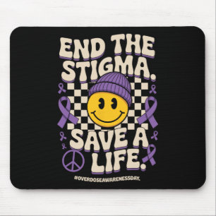 Mousepad Acabar Com O Estigma Salvar Uma Vida Groovy Consci