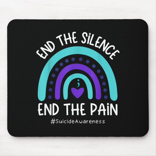 Mousepad Acabar com o Silêncio Acabar com a Dor Consciencia (Frente)