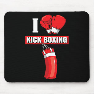 Mousepad Academia de Fitness Kickboxing Boxe Para Homens Mu