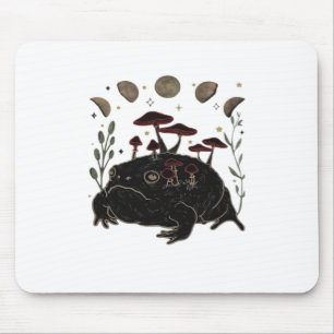 Mousepad Academia Lua Witchy Goblincore Estética Sapo Cla