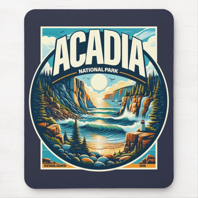 Mousepad Acadia National Park Maine (Frente)