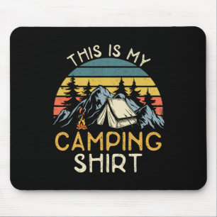 Mousepad Acampador Divertido Caminhada Natureza Acampamento