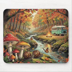 Mousepad Acampamento Aconchegante Cottagecore Vibrações Vin