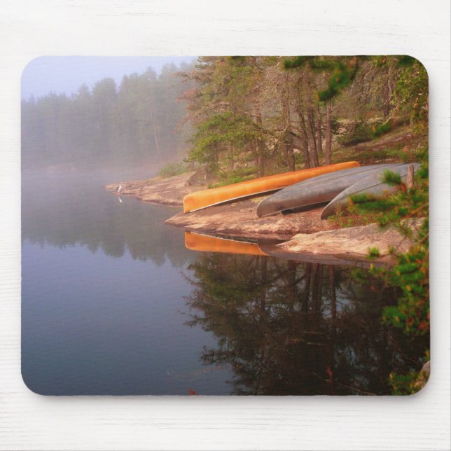 Mousepad Acampamento Canoa Nebulosa, Lago Kawnipi, (Frente)