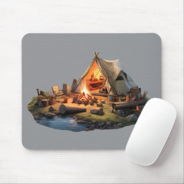 Mousepad Acampamento Com Os Amados