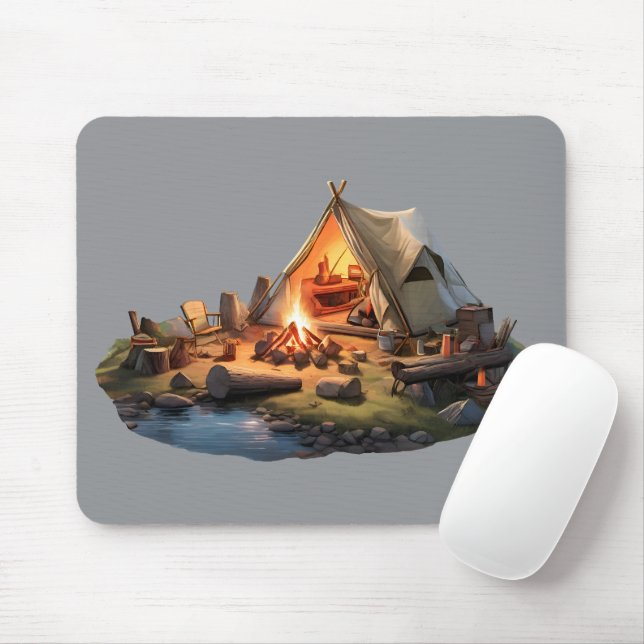 Mousepad Acampamento Com Os Amados (Com mouse)