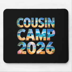 Mousepad Acampamento de primo fofo tripulação 2026 reunião