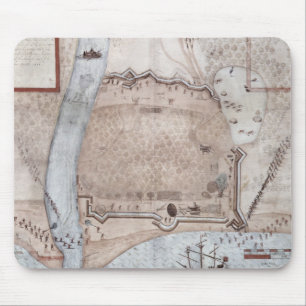 Mousepad Acampamento fortificado, Puerto Rico
