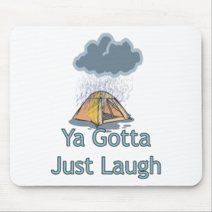 Mousepad Acampamento na chuva