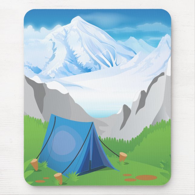Mousepad Acampamento - Noturno (Frente)