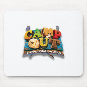 Mousepad Acampamento Obtendo Mais de Jesus. Um Verão Legal