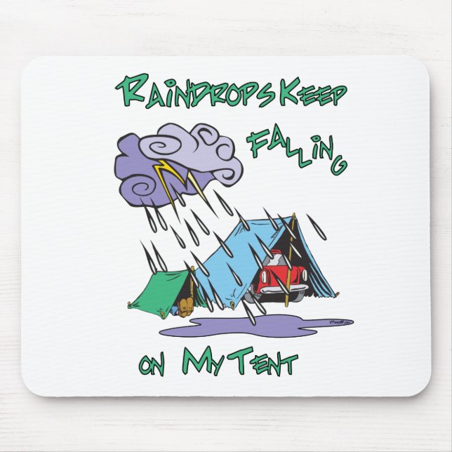 Mousepad Acampamento Raindrops (Frente)