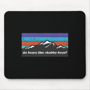 Mousepad Acampamento Trilha Montanha Ao Ar Livre, Ursos Gos