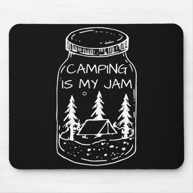 Mousepad Acampar é incrível - terapia de acampamento em bar (Frente)