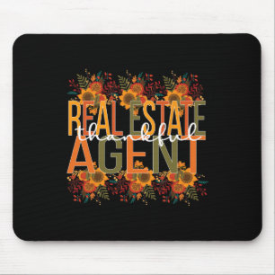 Mousepad Ação de Graças do Agente Imobiliário