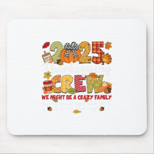 Mousepad Ação de Graças em Família 2025 Equipe do Dia de Aç