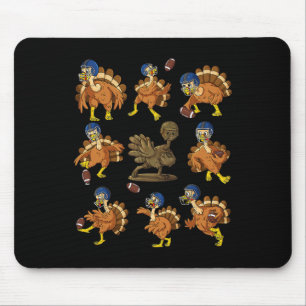 Mousepad Ação de Graças entre os jogadores de futebol da Tu