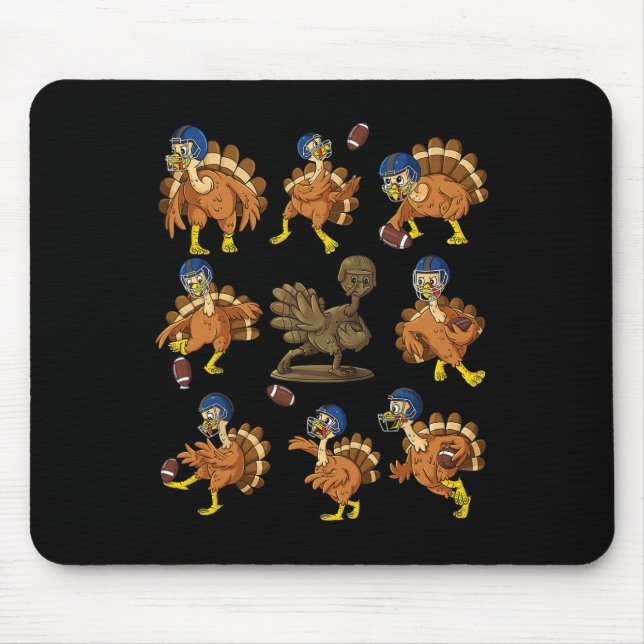 Mousepad Ação de Graças entre os jogadores de futebol da Tu (Frente)