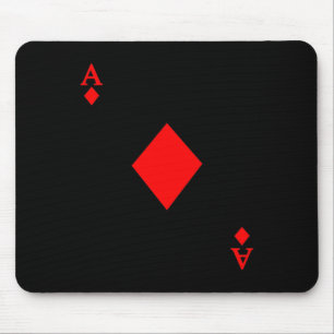 Mousepad Ace do Deck de Cartões Figurino de Halloween