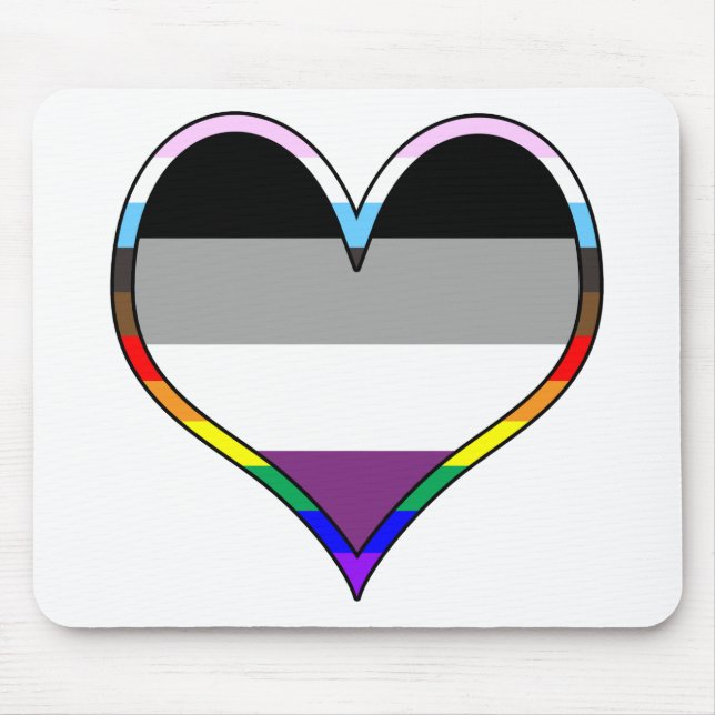 Mousepad Ace Pride Heart (Frente)