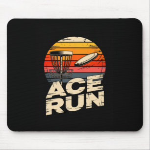 Mousepad Ace Run Retro Disc Golf Sket Ace Run Pôr do Sol