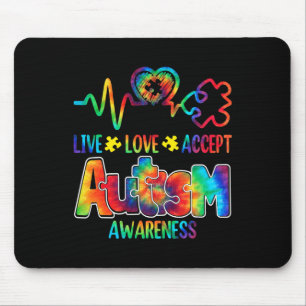 Mousepad Aceitação do Suporte de Consciência do Autismo ao
