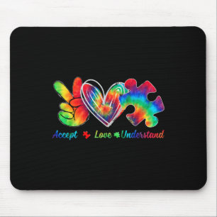 Mousepad Aceitação do Suporte de Consciência do Autismo ao