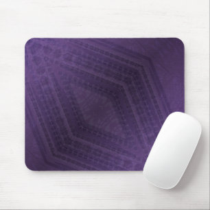 Mousepad Aceitação Padrão de Boho Eclético Violet