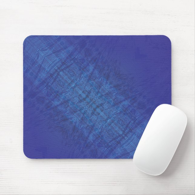 Mousepad Aceitação | Padrão de Chibori Azul Violeta (Com mouse)