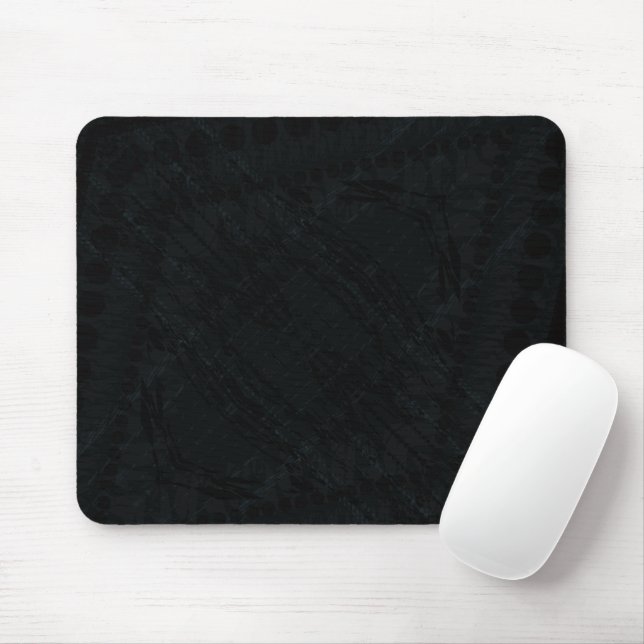 Mousepad Aceitação | Textura Geométrica Escura (Com mouse)