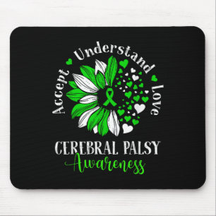 Mousepad Aceitar Compreender O Amor Cerebral De Girassol Cp