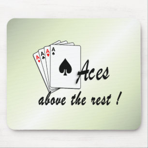 Mousepad Aces Acima do Verde Restante