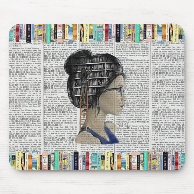 Mousepad Acessório da Mesa Literária (Frente)