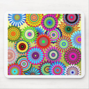 Mousepad Acessórios de Impressão de alimentação Psicadélica