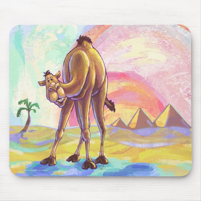Mousepad Acessórios para o escritório de camelos (Frente)